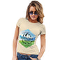 Adventure Begins Mountains Landscape Women's T-Shirt 