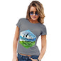 Adventure Begins Mountains Landscape Women's T-Shirt 