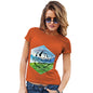 Adventure Begins Mountains Landscape Women's T-Shirt 