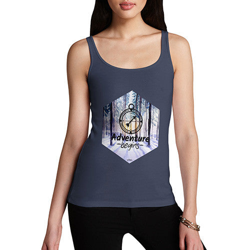 Adventure Begins Compass Women's Tank Top