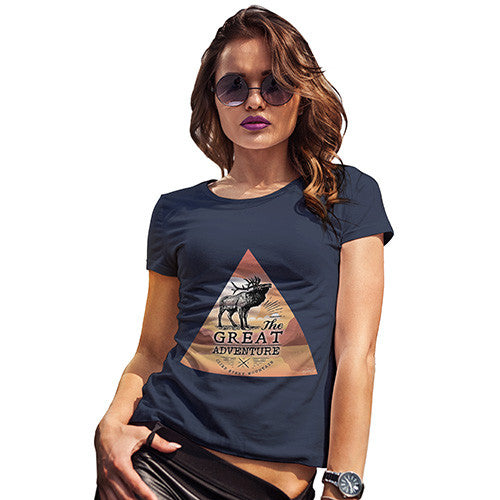 Moose Great Adventure Triangle Women's T-Shirt 