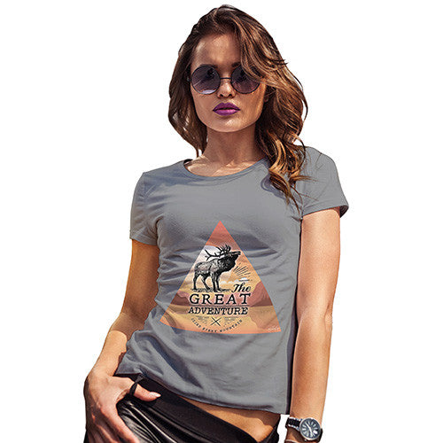 Moose Great Adventure Triangle Women's T-Shirt 