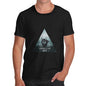 American Wolf Dark Landscape Men's T-Shirt