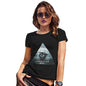 American Wolf Dark Landscape Women's T-Shirt 