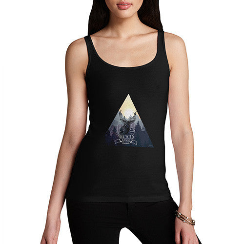 Deer Wild Nature Triangle Women's Tank Top