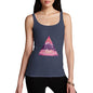 Les Alpes Pink Refuge Triangle Women's Tank Top