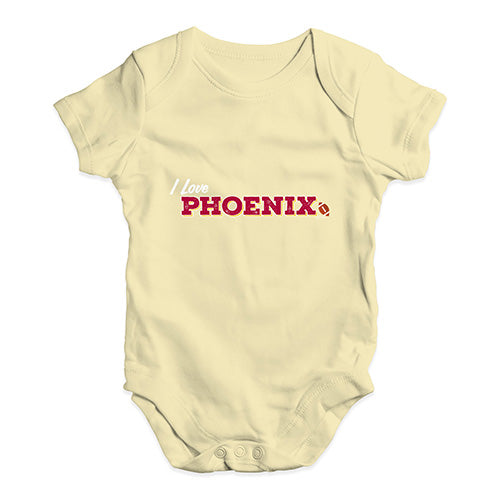 I Love Phoenix American Football Baby Unisex Baby Grow Bodysuit