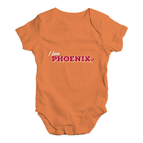 I Love Phoenix American Football Baby Unisex Baby Grow Bodysuit