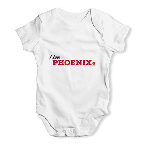 I Love Phoenix American Football Baby Unisex Baby Grow Bodysuit