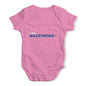 I Love Baltimore American Football Baby Unisex Baby Grow Bodysuit