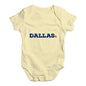 I Love Dallas American Football Baby Unisex Baby Grow Bodysuit