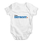 I Love Detroit American Football Baby Unisex Baby Grow Bodysuit