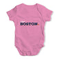 I Love Boston American Football Baby Unisex Baby Grow Bodysuit