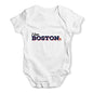 I Love Boston American Football Baby Unisex Baby Grow Bodysuit