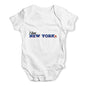 I Love New York American Football Baby Unisex Baby Grow Bodysuit