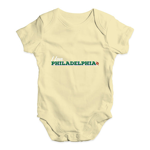 I Love Philadelphia American Football Baby Unisex Baby Grow Bodysuit