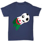 Algeria Football Flag Paint Splat Boy's T-Shirt