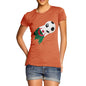 Algeria Football Flag Paint Splat Women's T-Shirt 