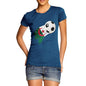 Algeria Football Flag Paint Splat Women's T-Shirt 