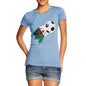 Algeria Football Flag Paint Splat Women's T-Shirt 