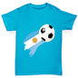 Argentina Football Flag Paint Splat Boy's T-Shirt