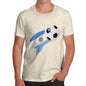 Argentina Football Flag Paint Splat Men's T-Shirt