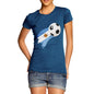 Argentina Football Flag Paint Splat Women's T-Shirt 