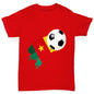 Cameroon Football Flag Paint Splat Boy's T-Shirt