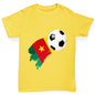 Cameroon Football Flag Paint Splat Boy's T-Shirt