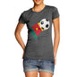 Cameroon Football Flag Paint Splat Women's T-Shirt 