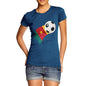 Cameroon Football Flag Paint Splat Women's T-Shirt 