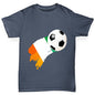 Ivory Coast Football Flag Paint Splat Boy's T-Shirt