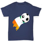 Ivory Coast Football Flag Paint Splat Girl's T-Shirt 