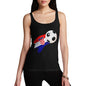 Croatia Football Flag Paint Splat Women's Tank Top