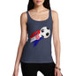 Croatia Football Flag Paint Splat Women's Tank Top