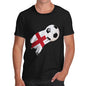 England Football Flag Paint Splat Men's T-Shirt