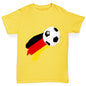 Germany Football Flag Paint Splat Boy's T-Shirt