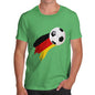 Germany Football Flag Paint Splat Men's T-Shirt