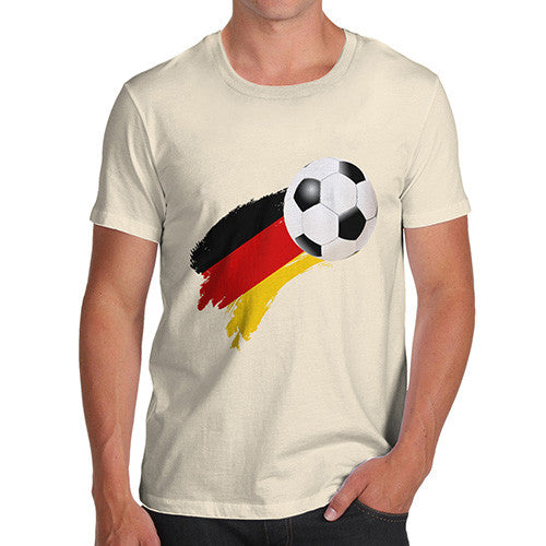 Germany Football Flag Paint Splat Men's T-Shirt