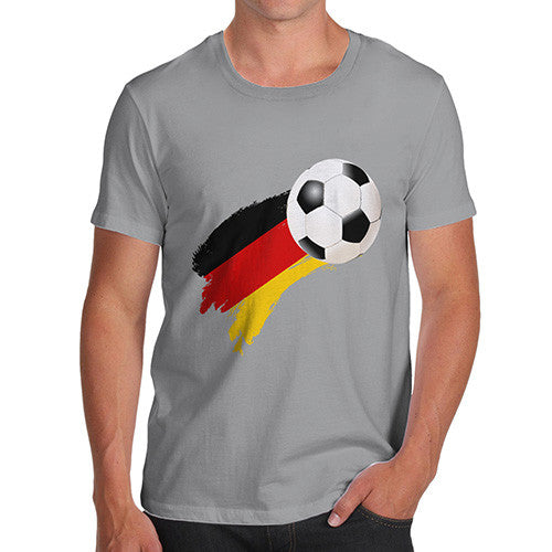 Germany Football Flag Paint Splat Men's T-Shirt