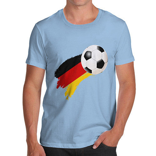 Germany Football Flag Paint Splat Men's T-Shirt