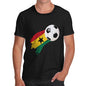 Ghana Football Flag Paint Splat Men's T-Shirt