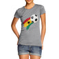 Ghana Football Flag Paint Splat Women's T-Shirt 