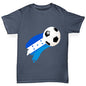 Honduras Football Flag Paint Splat Boy's T-Shirt