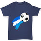 Honduras Football Flag Paint Splat Boy's T-Shirt