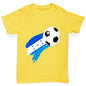 Honduras Football Flag Paint Splat Boy's T-Shirt