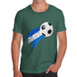 Honduras Football Flag Paint Splat Men's T-Shirt