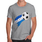 Honduras Football Flag Paint Splat Men's T-Shirt