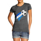 Honduras Football Flag Paint Splat Women's T-Shirt 