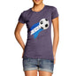 Honduras Football Flag Paint Splat Women's T-Shirt 